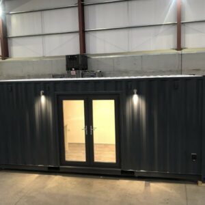 20x8ft Site Office w/Shower & Kitchenette